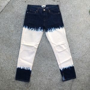 Isabel Marant Etoile Bleach Tie Dye Jeans